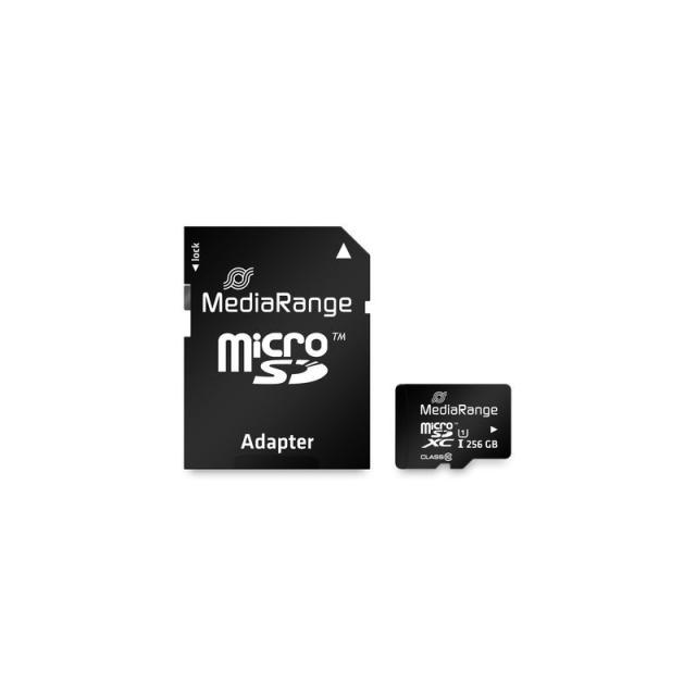 MediaRange - MR946 memoria flash 256 GB MicroSDXC UHS-I Clase 10