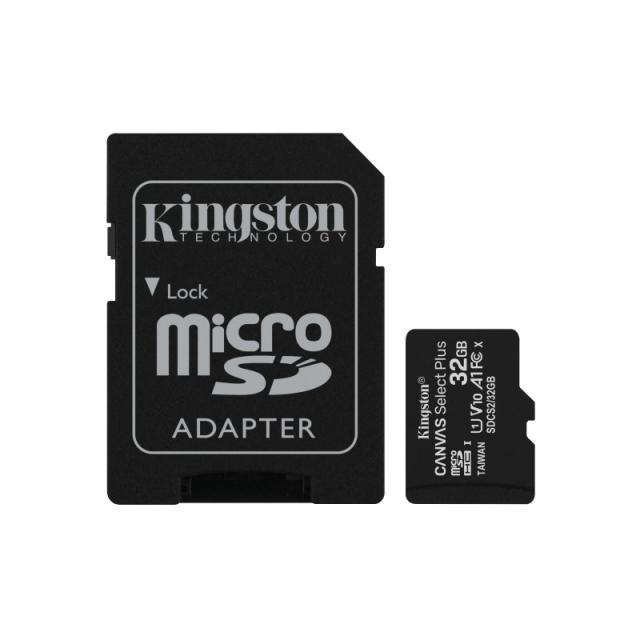 Kingston Technology - Canvas Select Plus 32 GB MicroSDHC UHS-I Clase 10
