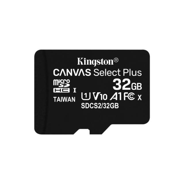 Kingston Technology - Canvas Select Plus 32 GB MicroSDHC UHS-I Clase 10