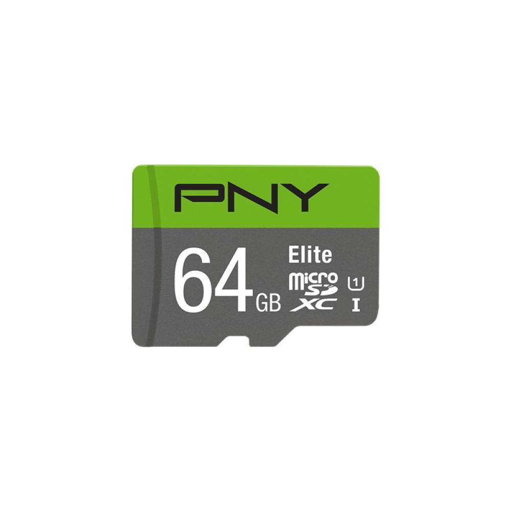 PNY - Elite 64 GB MicroSDXC UHS-I Clase 10