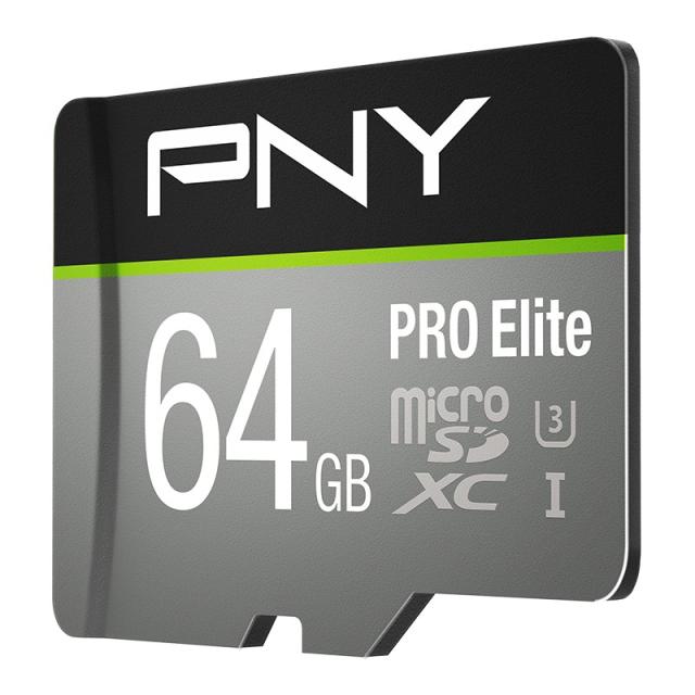 PNY - PRO Elite 64 GB MicroSDXC UHS-I Clase 10