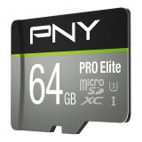 PNY - PRO Elite 64 GB MicroSDXC UHS-I Clase 10