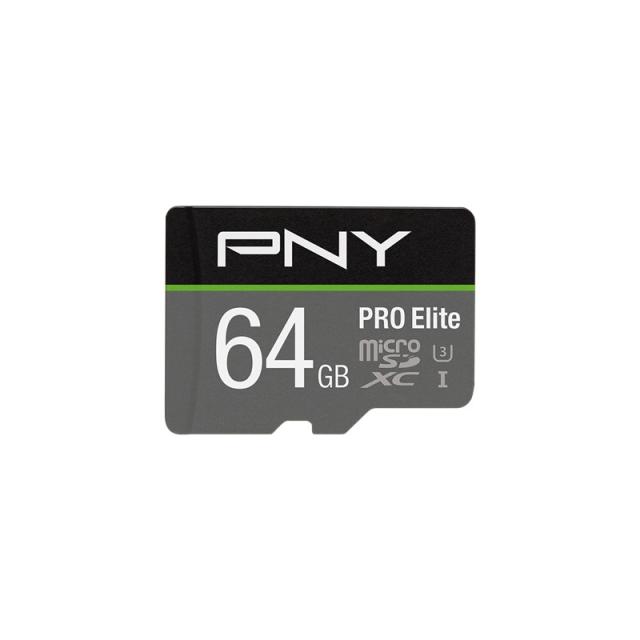 PNY - PRO Elite 64 GB MicroSDXC UHS-I Clase 10