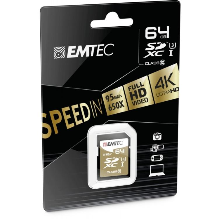 Emtec - ECMSD64GXC10SP memoria flash 64 GB SDXC Clase 10