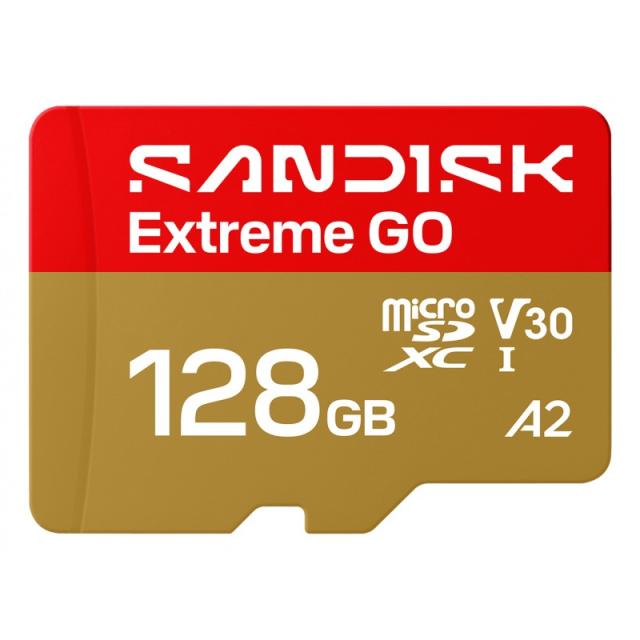 SanDisk - Extreme GO 128 GB MicroSDXC UHS-I