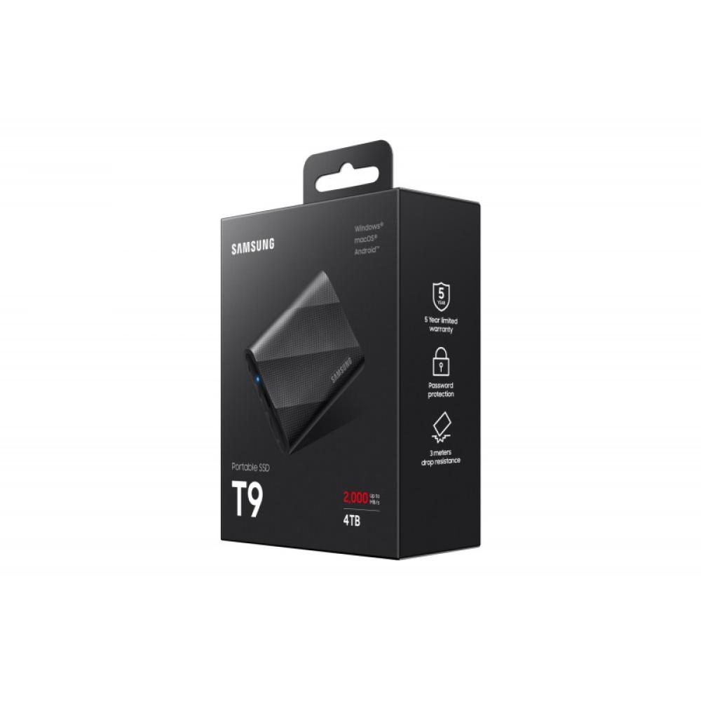 Samsung - MU-PG4T0B 4 TB USB Tipo C USB 3.2 Gen 2x2 Negro
