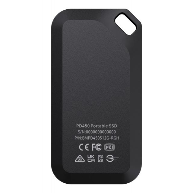 Biwin - PD450 2 TB USB Tipo C 3.2 Gen 1 (3.1 Gen 1) Negro