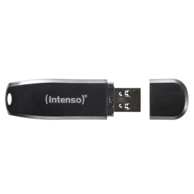 Intenso - Speed Line unidad flash USB 128 GB USB tipo A 3.2 Gen 1 (3.1 Gen 1) Negro