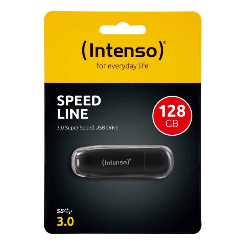 Intenso - Speed Line unidad flash USB 128 GB USB tipo A 3.2 Gen 1 (3.1 Gen 1) Negro