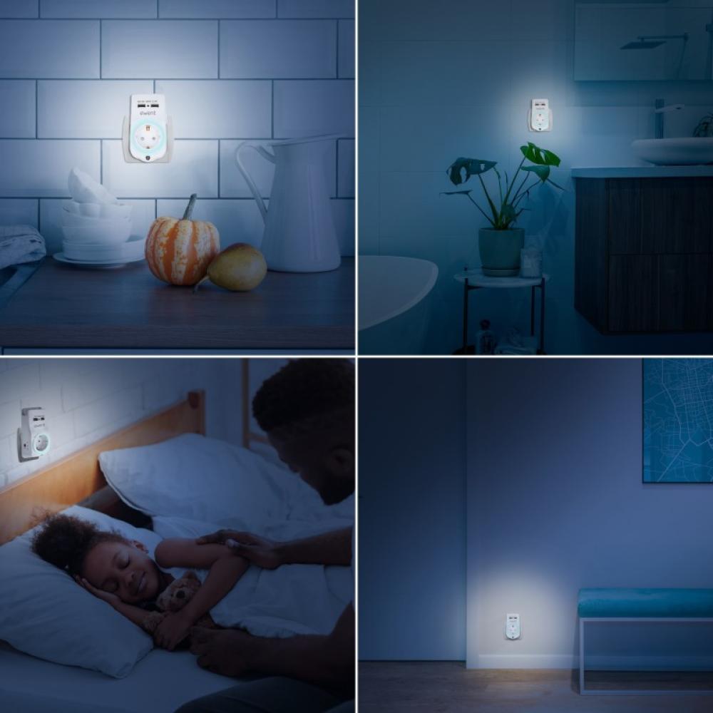 Ewent - EW1225 cargador de dispositivo móvil Blanco Interior