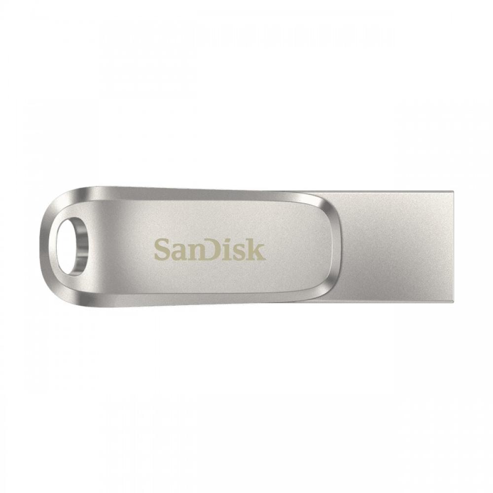 SanDisk - Ultra Dual Drive Luxe unidad flash USB 512 GB USB Type-A / USB Type-C 3.2 Gen 1 (3.1 Gen 1) Acero inoxidable