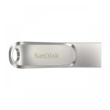 SanDisk - Ultra Dual Drive Luxe unidad flash USB 512 GB USB Type-A / USB Type-C 3.2 Gen 1 (3.1 Gen 1) Acero inoxidable