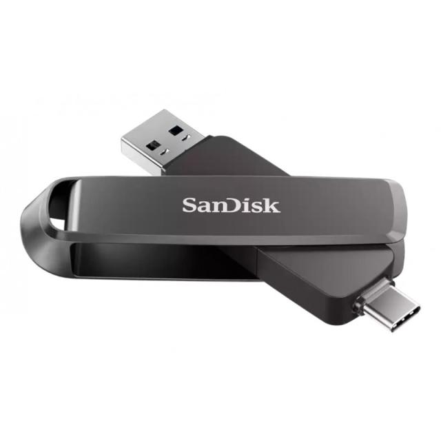 SanDisk - SDDDE1-512G-G46 unidad flash USB 512 GB USB Type-C/USB Type-A 3.2 Gen 2 (3.1 Gen 2) Negro