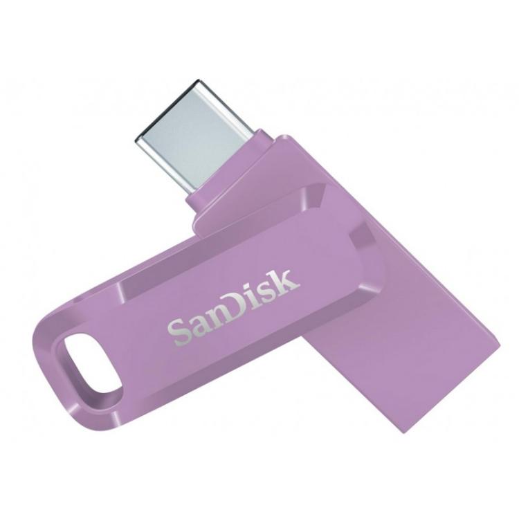 SanDisk - Ultra Dual Drive Go USB 128GB unidad flash USB USB Type-A / USB Type-C 3.2 Gen 1 (3.1 Gen 1) Lavanda