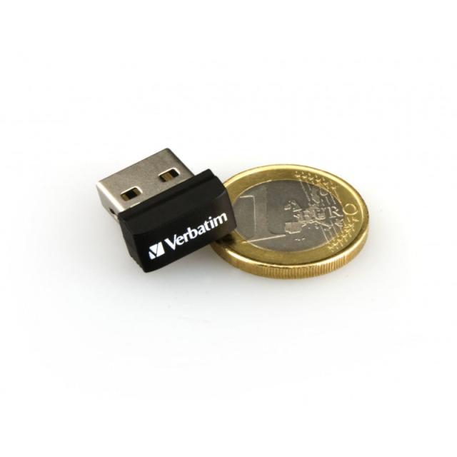 Verbatim - Store ''n'' Stay NANO - Unidad USB de 16 GB - Negro