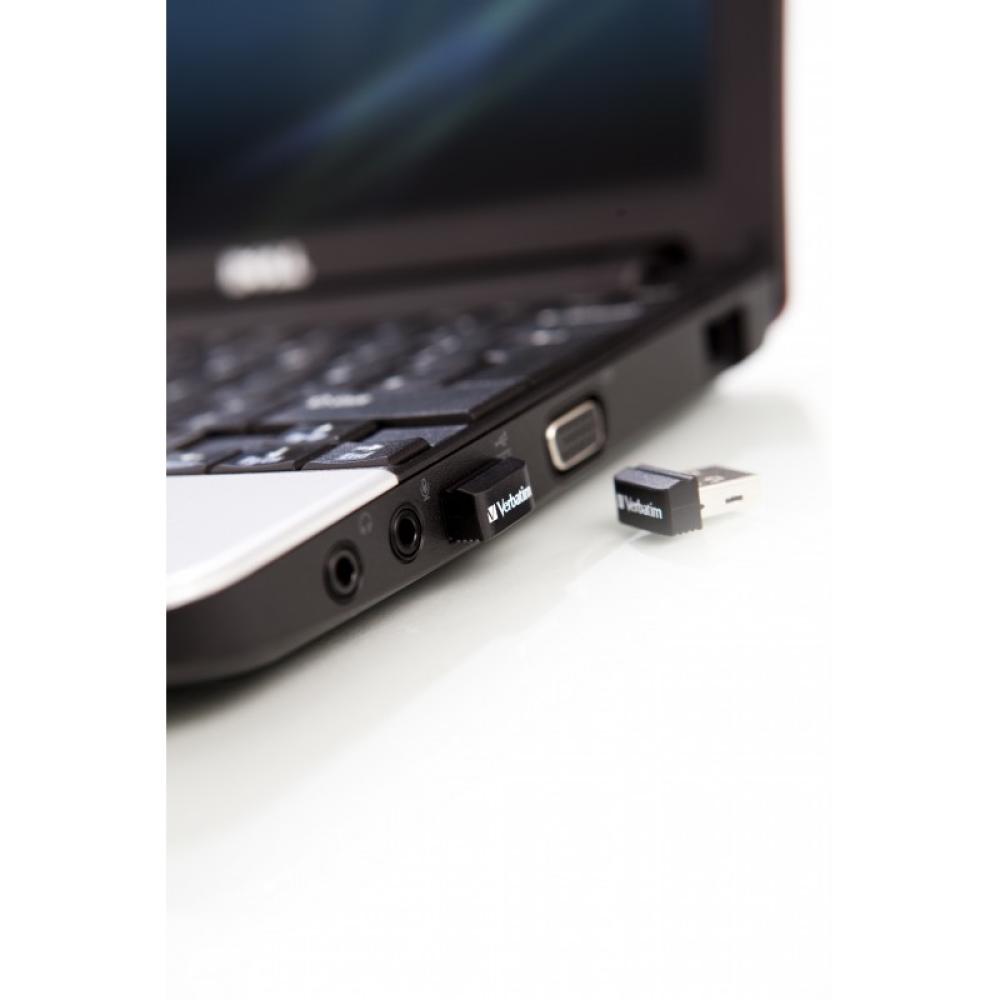 Verbatim - Store ''n'' Stay NANO - Unidad USB de 16 GB - Negro