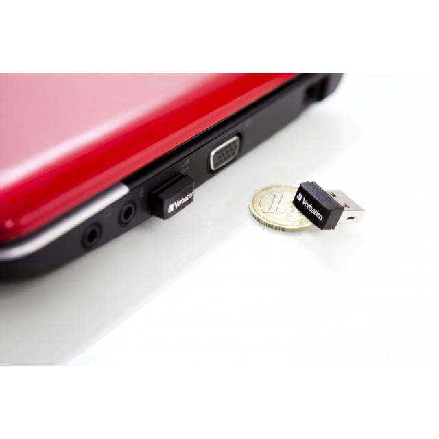 Verbatim - Store ''n'' Stay NANO - Unidad USB de 16 GB - Negro