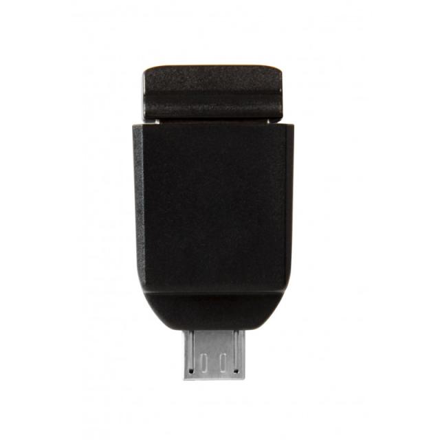 Verbatim - Nano - Unidad USB de 16 GB con adaptador Micro USB - Negro