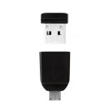 Verbatim - Nano - Unidad USB de 32 GB con adaptador Micro USB - Negro