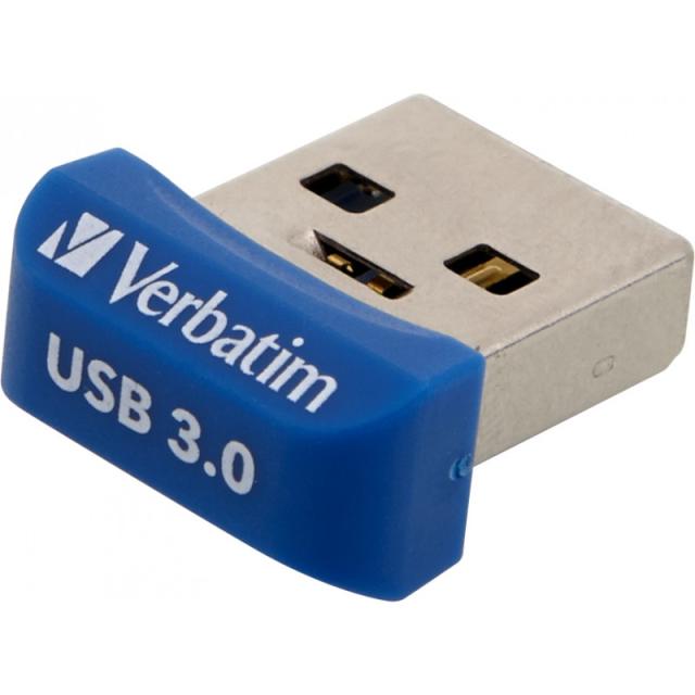 Verbatim - Store ''n'' Stay NANO - Unidad USB 3.0 de 64 GB - Azul