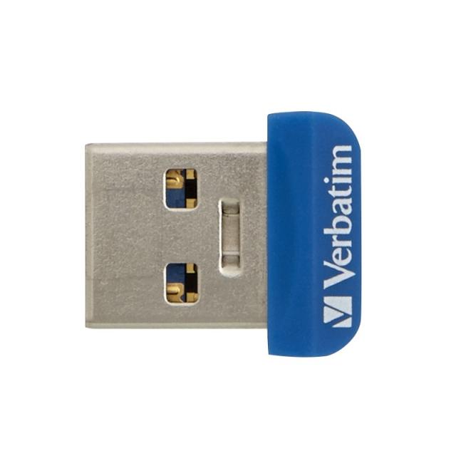 Verbatim - Store ''n'' Stay NANO - Unidad USB 3.0 de 64 GB - Azul