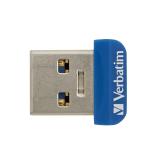 Verbatim - Store ''n'' Stay NANO - Unidad USB 3.0 de 64 GB - Azul
