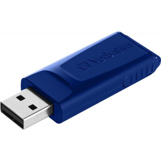Verbatim - Slider - Unidad USB - 2x32 GB, Azul/Rojo