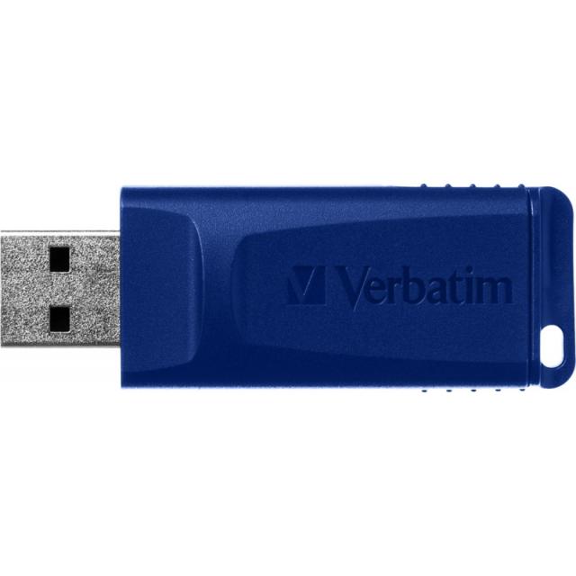 Verbatim - Slider - Unidad USB - 2x32 GB, Azul/Rojo