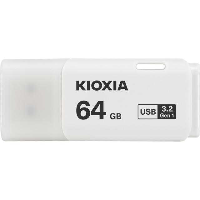 Kioxia - TransMemory U301 unidad flash USB 64 GB USB tipo A 3.2 Gen 1 (3.1 Gen 1) Blanco
