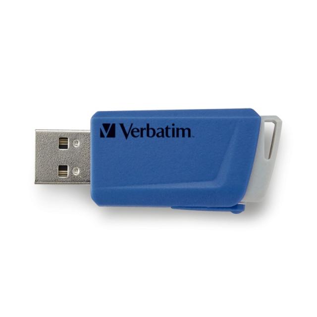 Verbatim - Store ''n'' Click - Unidad USB 3.2 GEN1 - 2x32 GB, Rojo/Azul