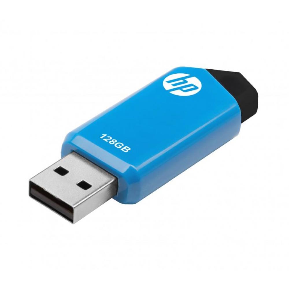 HP - v150w unidad flash USB 128 GB USB tipo A 2.0 Negro, Azul
