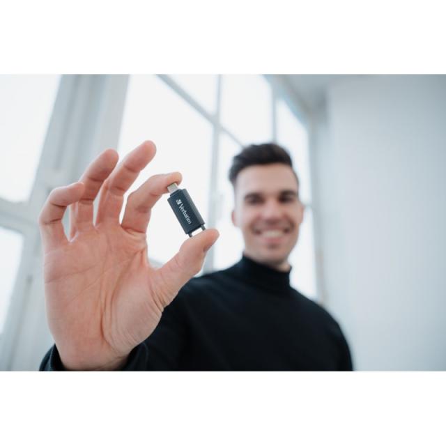 Verbatim - Store ''n'' Go unidad flash USB 64 GB USB Tipo C 3.2 Gen 1 (3.1 Gen 1) Negro