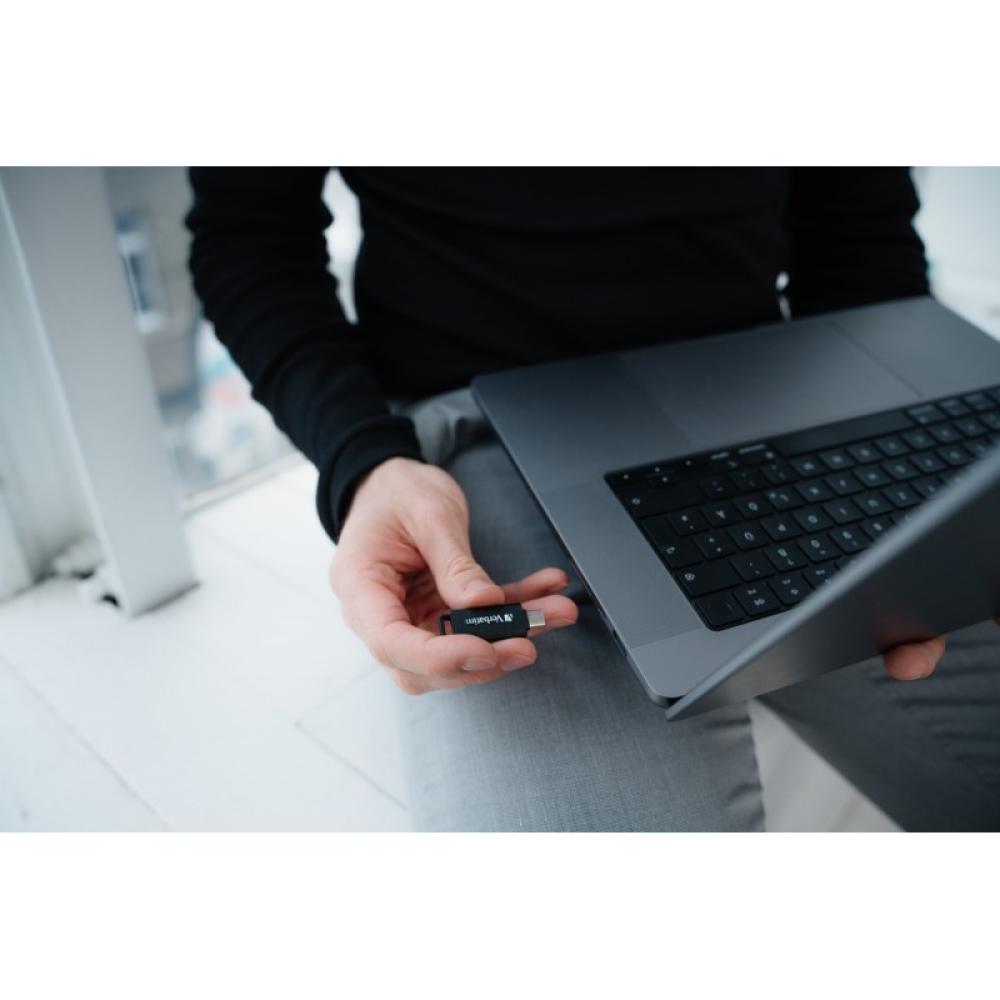 Verbatim - Store ''n'' Go unidad flash USB 64 GB USB Tipo C 3.2 Gen 1 (3.1 Gen 1) Negro