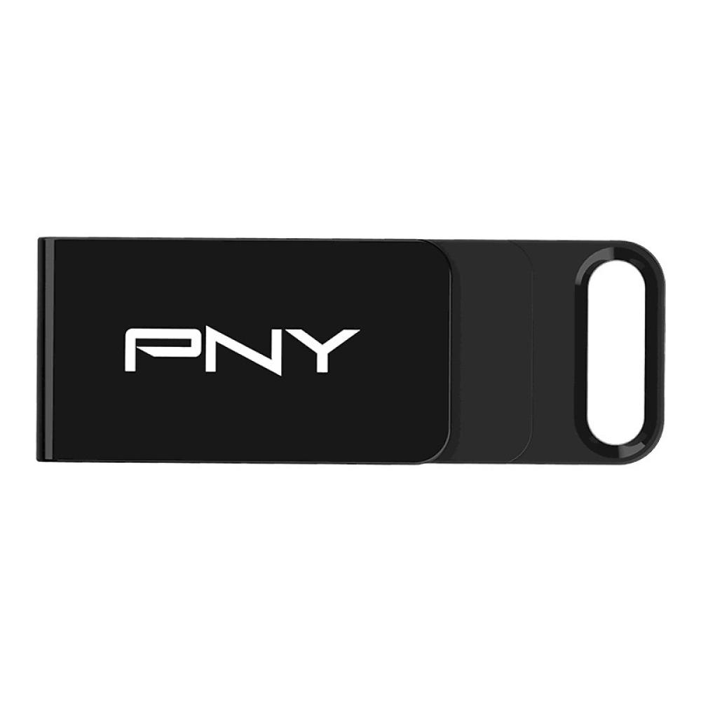 PNY - Elite unidad flash USB 64 GB USB Tipo C 3.2 Gen 1 (3.1 Gen 1) Negro
