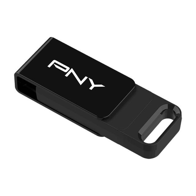 PNY - Elite unidad flash USB 64 GB USB Tipo C 3.2 Gen 1 (3.1 Gen 1) Negro
