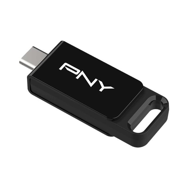 PNY - Elite unidad flash USB 64 GB USB Tipo C 3.2 Gen 1 (3.1 Gen 1) Negro