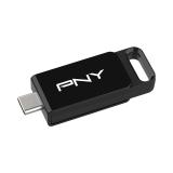 PNY - Elite unidad flash USB 64 GB USB Tipo C 3.2 Gen 1 (3.1 Gen 1) Negro