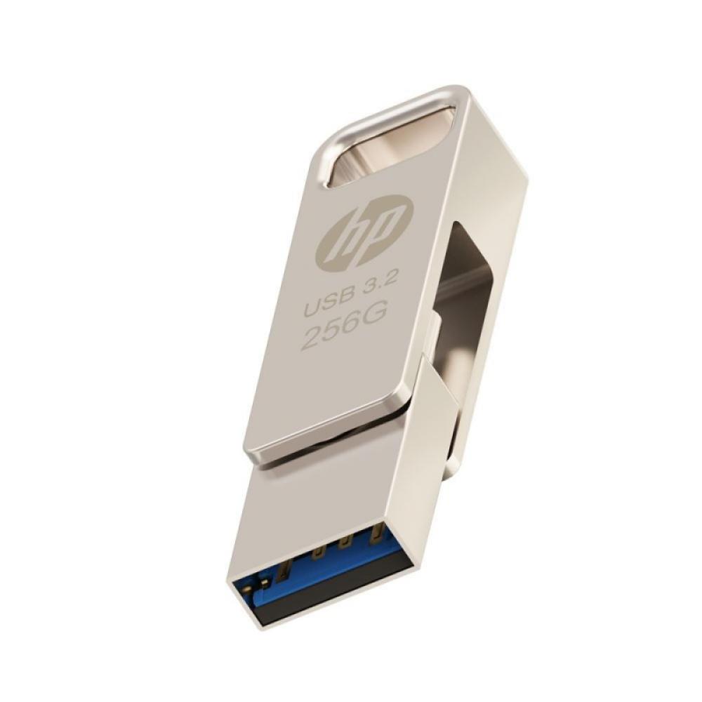 PNY - HP x206C unidad flash USB 256 GB USB Type-A / USB Type-C 3.2 Gen 1 (3.1 Gen 1) Plata