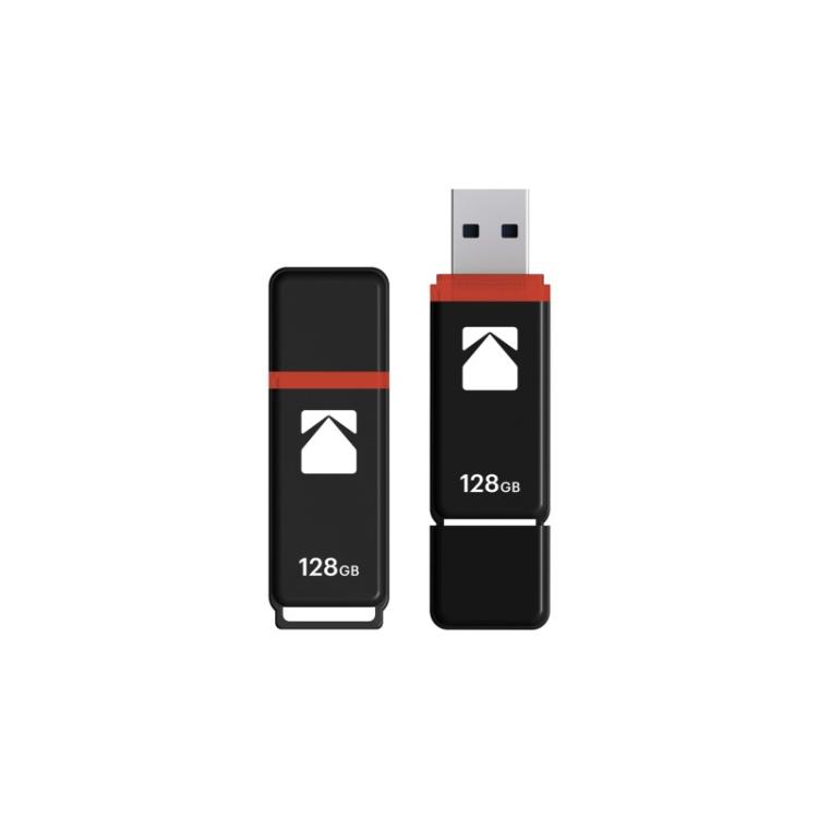 Kodak - Classic K102 unidad flash USB 128 GB USB tipo A 2.0 Negro, Rojo
