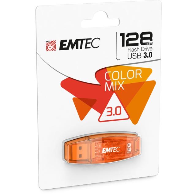 Emtec - C410 unidad flash USB 128 GB USB tipo A 2.0 Naranja