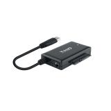 TooQ - TQHDA-01A base de conexión para disco duro USB 3.2 Gen 1 (3.1 Gen 1) Type-A Negro