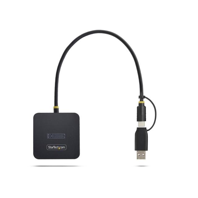 StarTech.com - Dock Adaptador USB-C/USB-A a NVMe M.2 - 10Gbps - Lector Externo para SSD NVMe M.2 - Sin Herramientas - B+M/M-Key