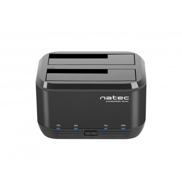 NATEC - Kangaroo Dual USB 3.2 Gen 1 (3.1 Gen 1) Type-A Negro