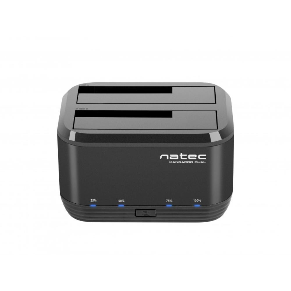 NATEC - Kangaroo Dual USB 3.2 Gen 1 (3.1 Gen 1) Type-A Negro
