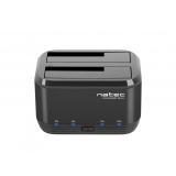 NATEC - Kangaroo Dual USB 3.2 Gen 1 (3.1 Gen 1) Type-A Negro