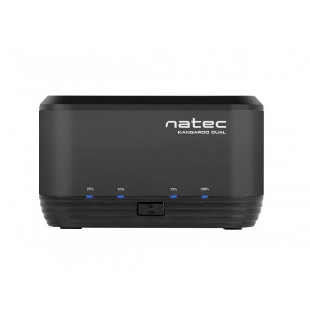 NATEC - Kangaroo Dual USB 3.2 Gen 1 (3.1 Gen 1) Type-A Negro