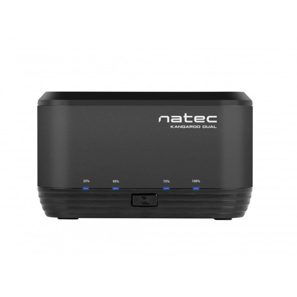 NATEC - Kangaroo Dual USB 3.2 Gen 1 (3.1 Gen 1) Type-A Negro