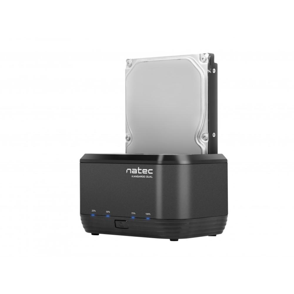 NATEC - Kangaroo Dual USB 3.2 Gen 1 (3.1 Gen 1) Type-A Negro