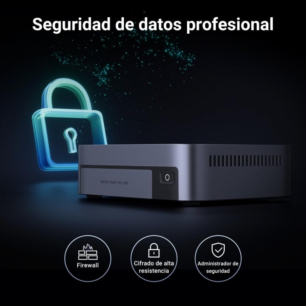 Ugreen - NASync DXP480T Plus NAS System 4-Bay NVMe Escritorio Intel® Core™ i5 i5-1235U 8 GB DDR5 0 TB SSD UGOS Pro