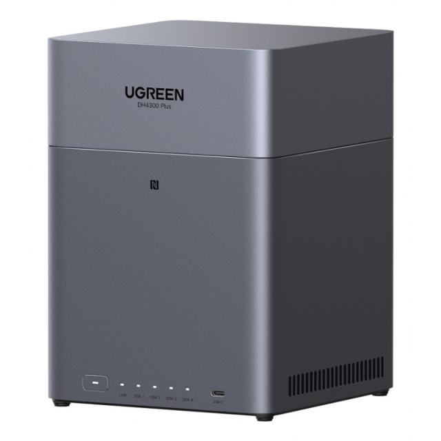 Ugreen - DH4300 Plus NAS Mini Tower 8 GB LPPDDR4X UGOS Pro Gris